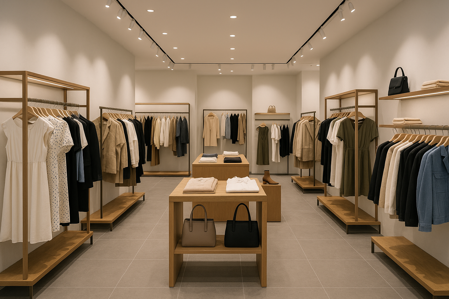 FOR A CLOTHING SHOP