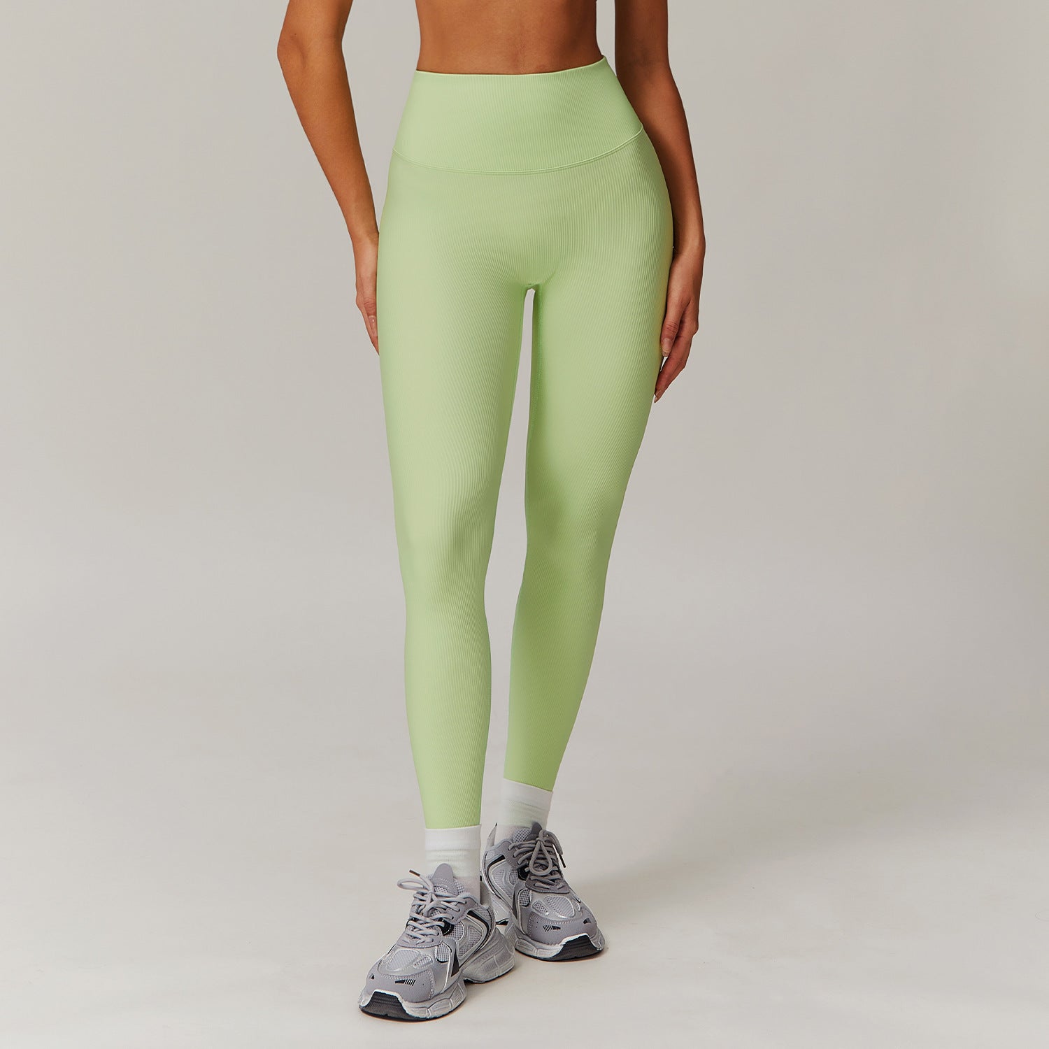 High Waist Yoga Belly Contracting And Close-fitting Sports Quick-drying Running Fitness Pants
